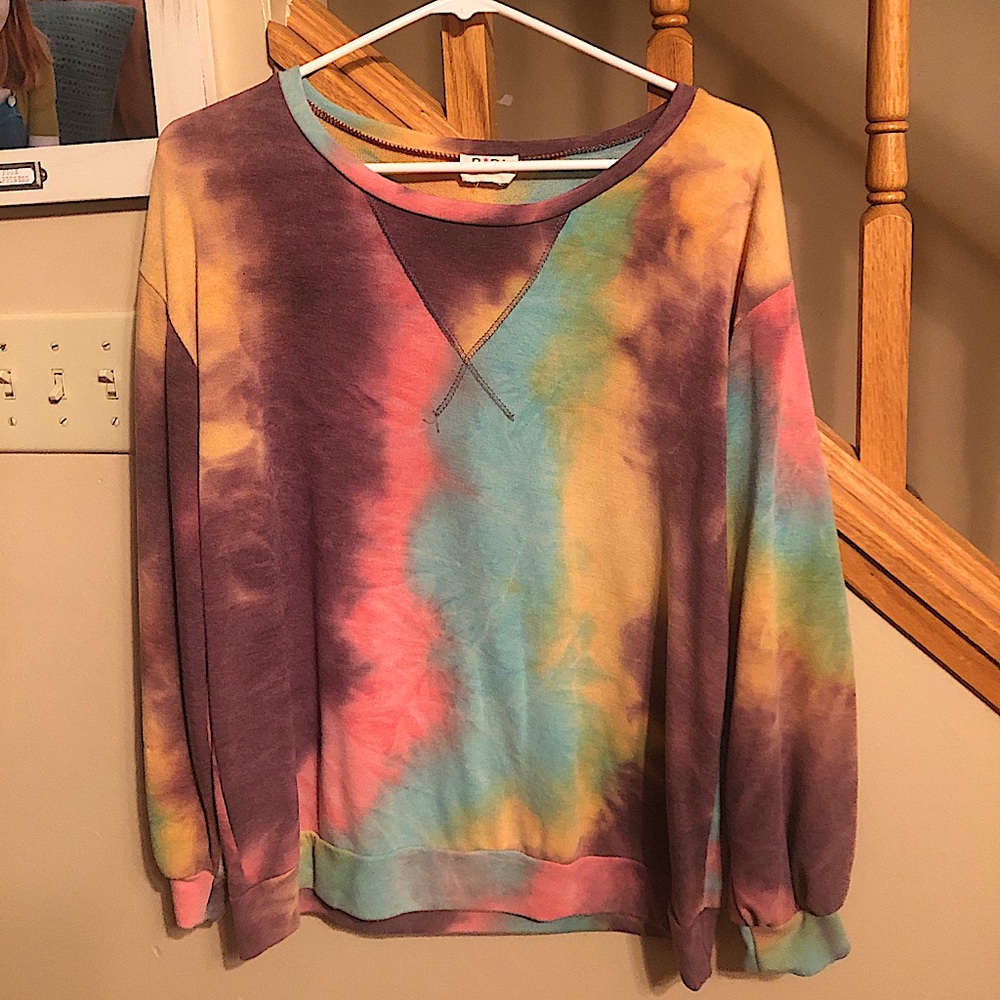 Bibi tie dye pullover Brand new!